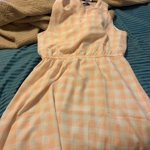 41 Hawthorn peach lined dress